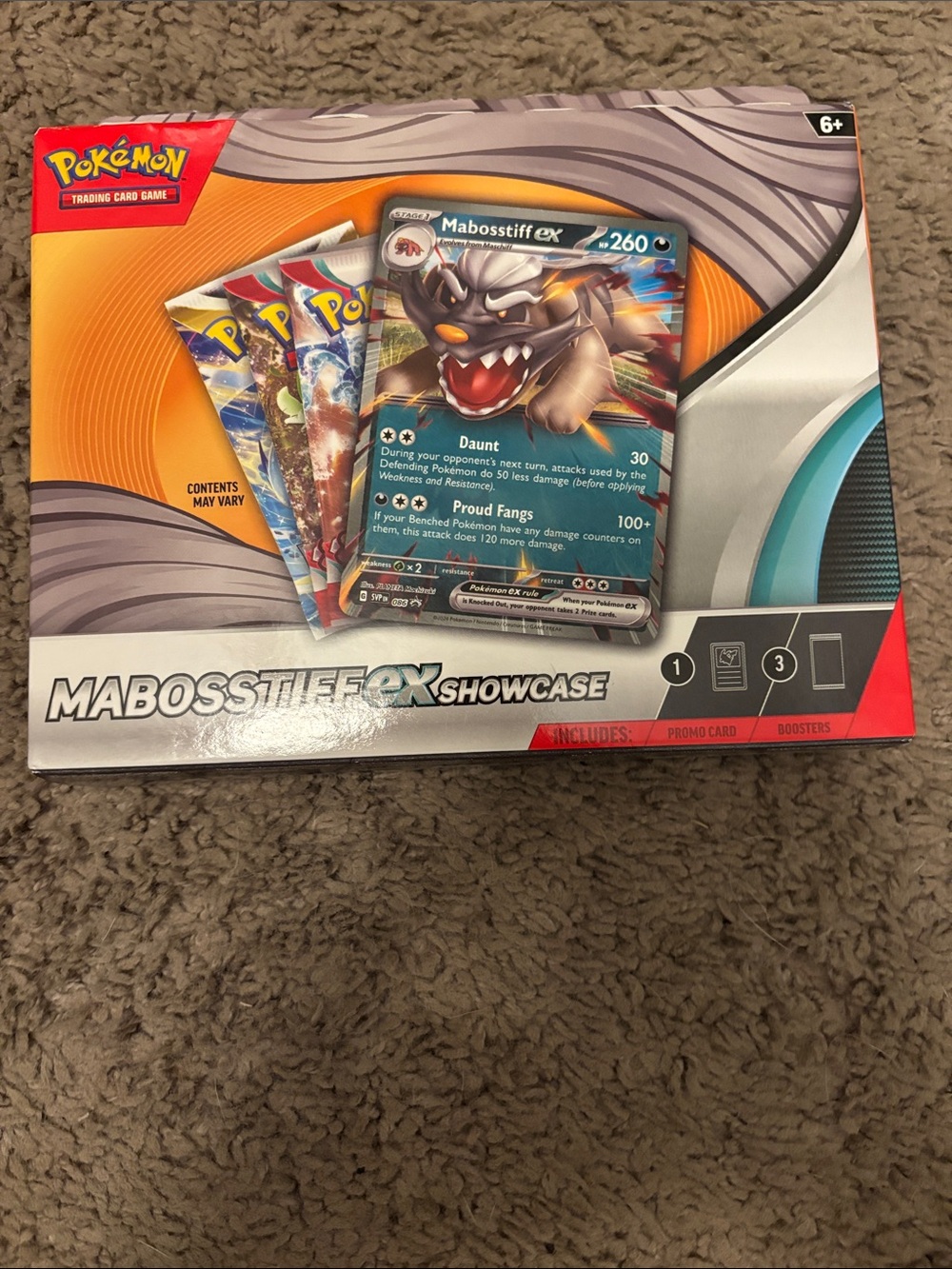 Pokémon TCG: Mabosstiff ex Showcase Box.